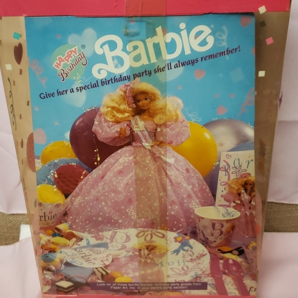 Barbie Happy Birthday 1990 – Collection Mattel, édition Collector, Fabriquée En Malaisie, NRFB